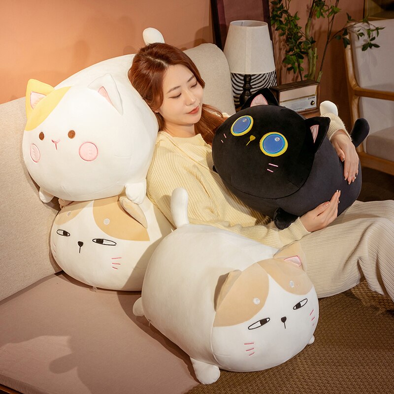 Chubby Cat Martha Tabby Kiki Plushie Crew-Kawaii Dream