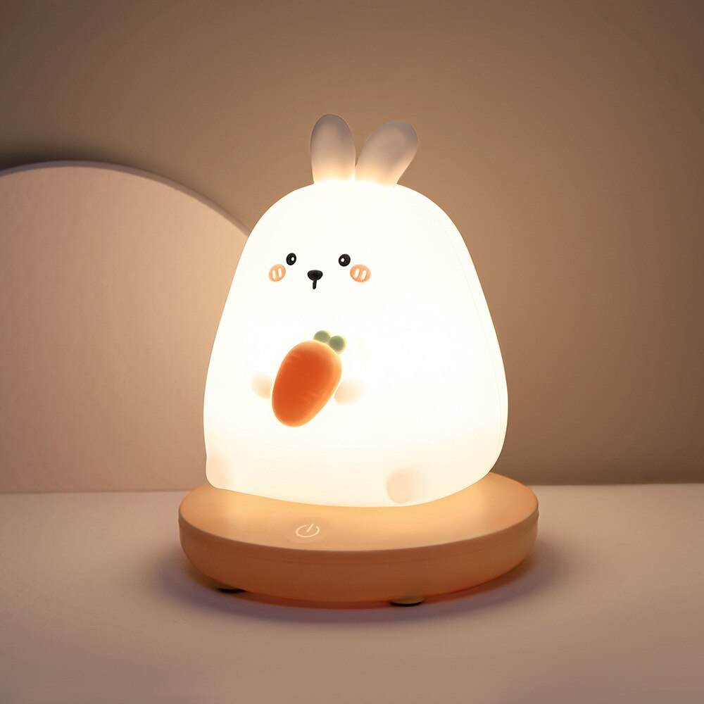 Chubby Kawaii Bunny Panda Pig Tiger LED Night Light Collection-Kawaii Dream