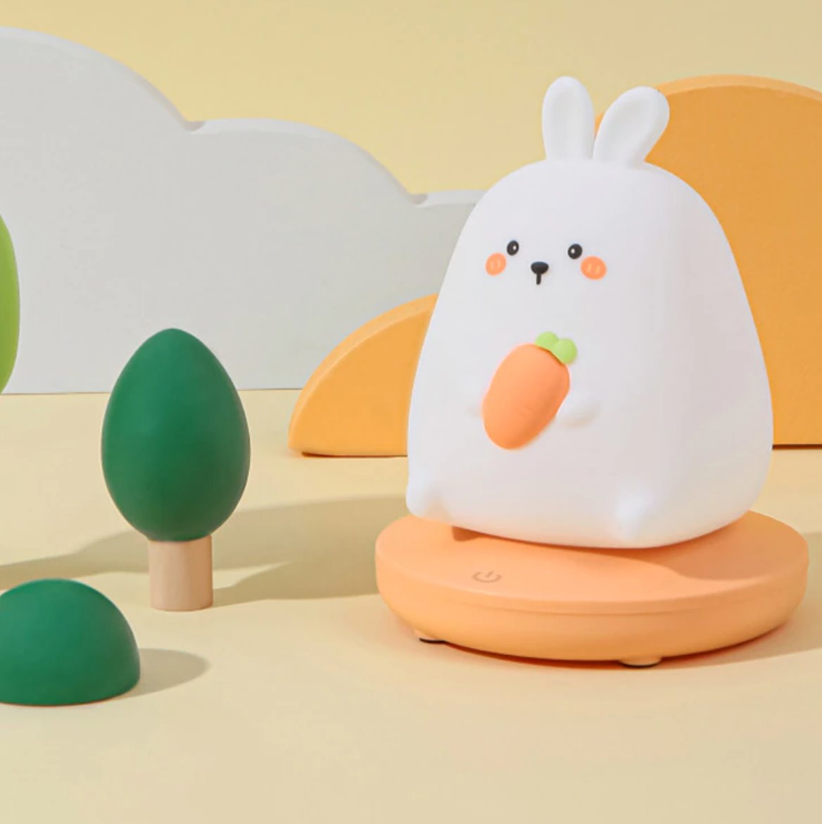 Chubby Kawaii Bunny Panda Pig Tiger LED Night Light Collection-Kawaii Dream