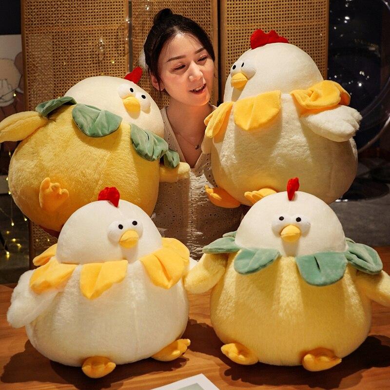 Chubby Round Chicken Plush-Kawaii Dream