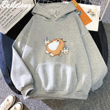 Chubby Shiba Inu Bubble Tea Unisex Hoodie-Kawaii Dream