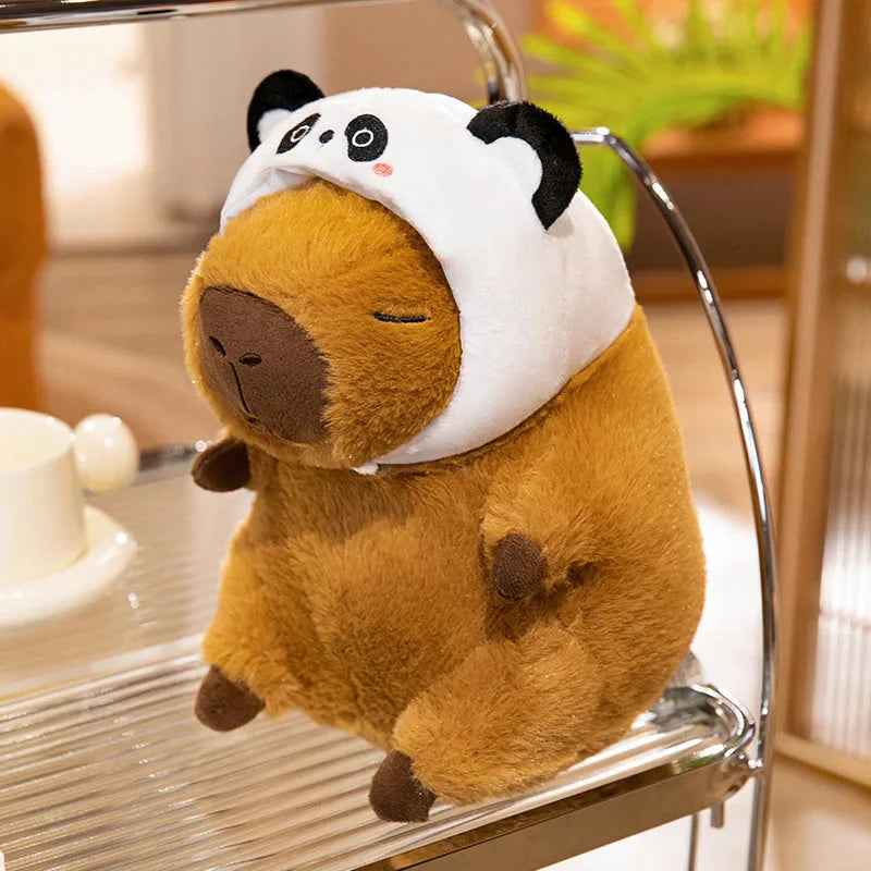 Chunky Kawaii Capybara Plush with Hat-Kawaii Dream