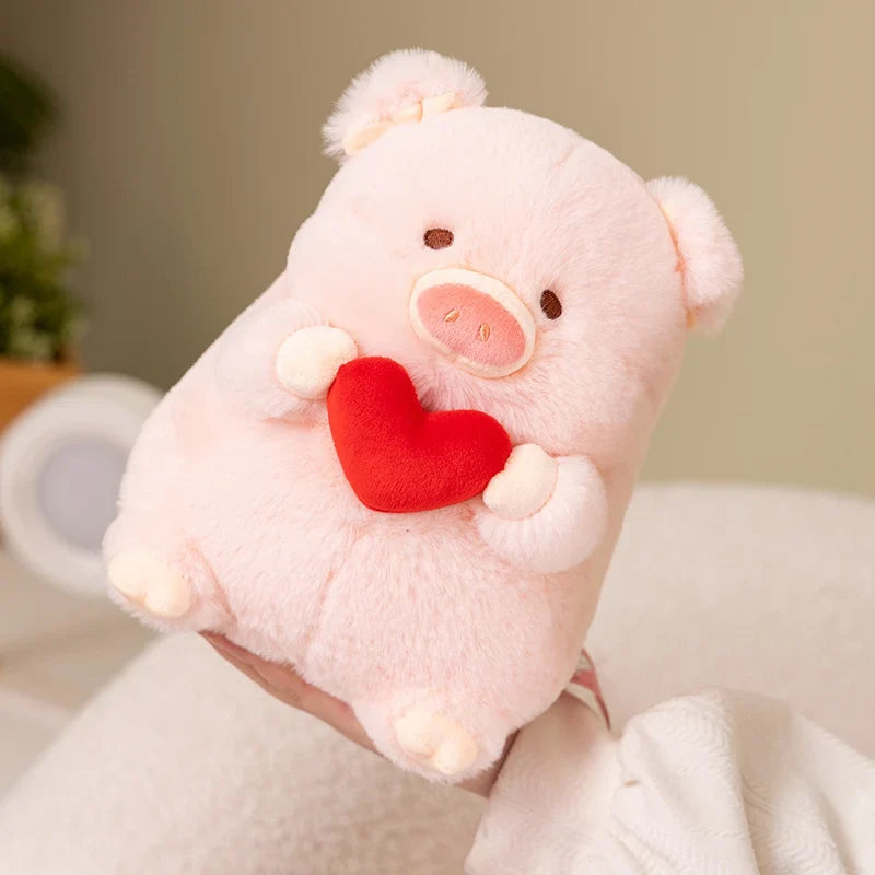 Chunky Love Heart Piggy Plushie-Kawaii Dream