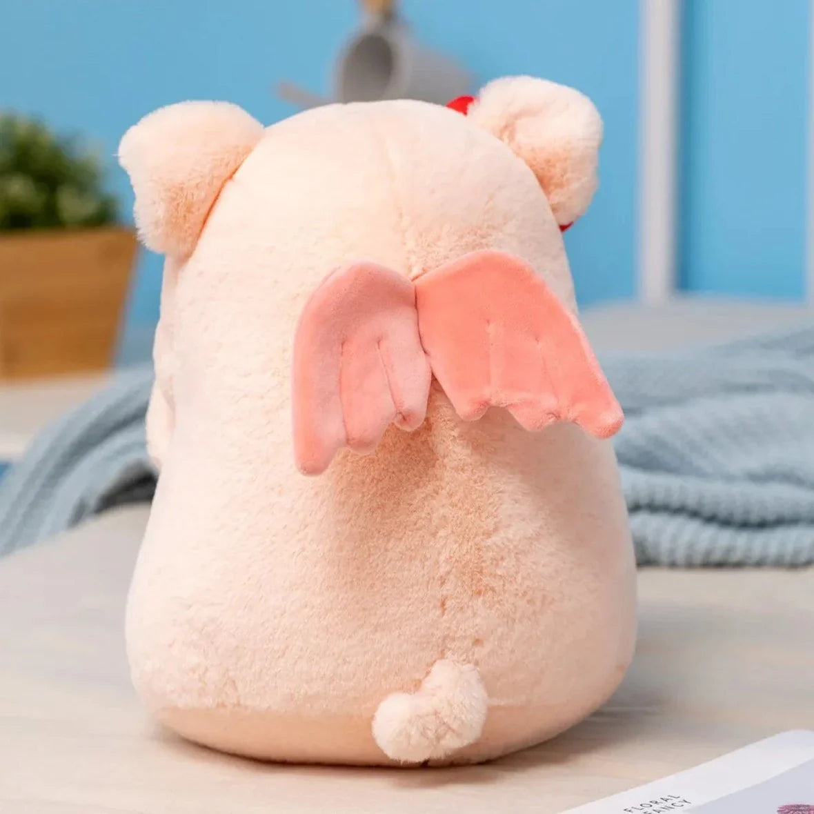 Chunky Love Heart Piggy Plushie-Kawaii Dream