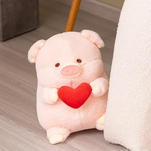 Chunky Love Heart Piggy Plushie-Kawaii Dream