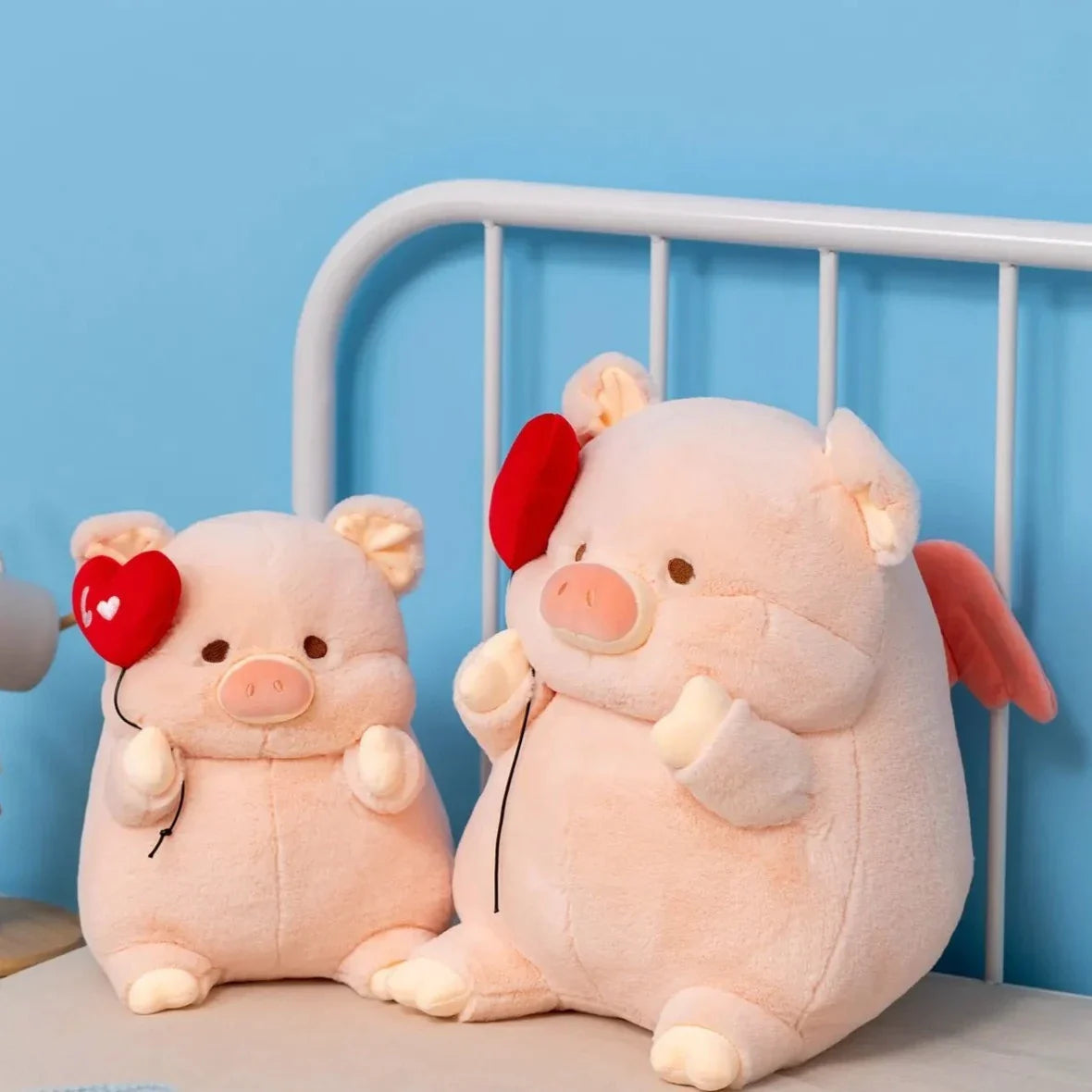 Chunky Love Heart Piggy Plushie-Kawaii Dream