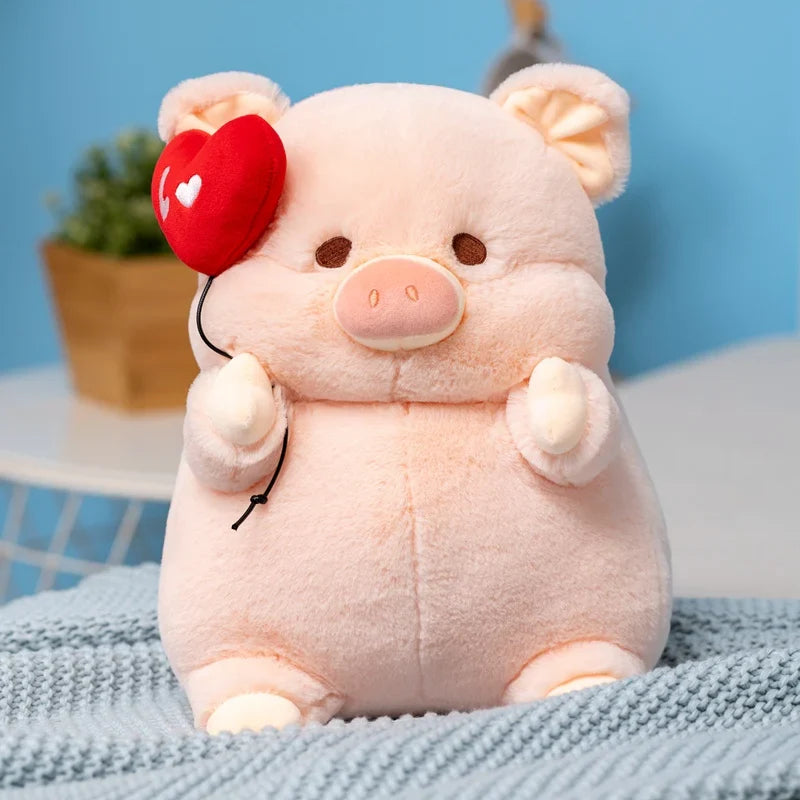 Chunky Love Heart Piggy Plushie-Kawaii Dream