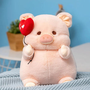 Chunky Love Heart Piggy Plushie-Kawaii Dream