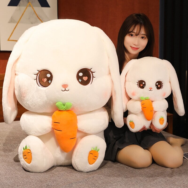 Cinnabun the Cuddly White Bunny Plushie-Kawaii Dream