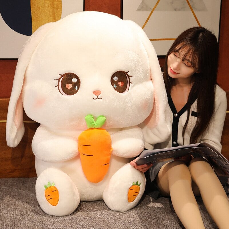 Cinnabun the Cuddly White Bunny Plushie-Kawaii Dream