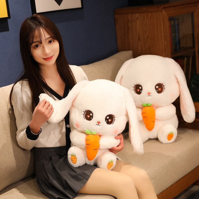 Cinnabun the Cuddly White Bunny Plushie-Kawaii Dream