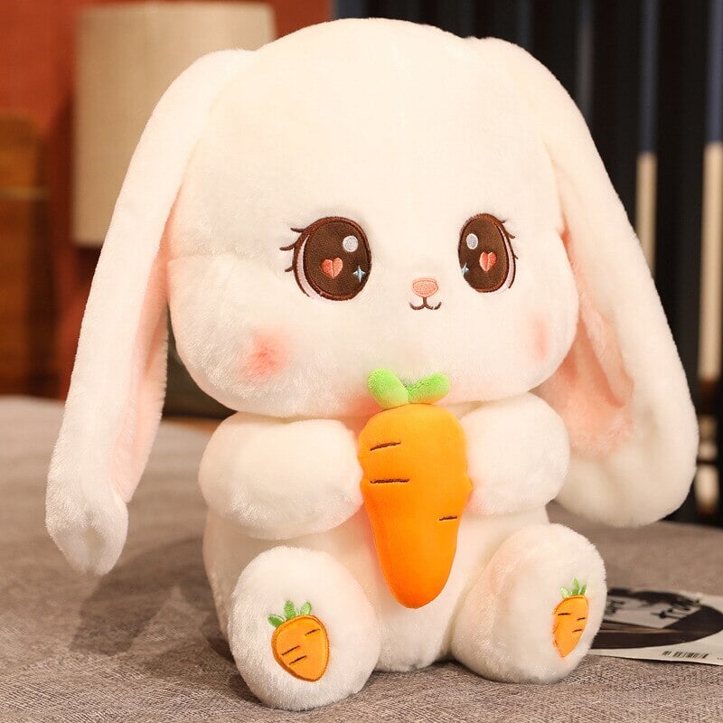 Cinnabun the Cuddly White Bunny Plushie-Kawaii Dream