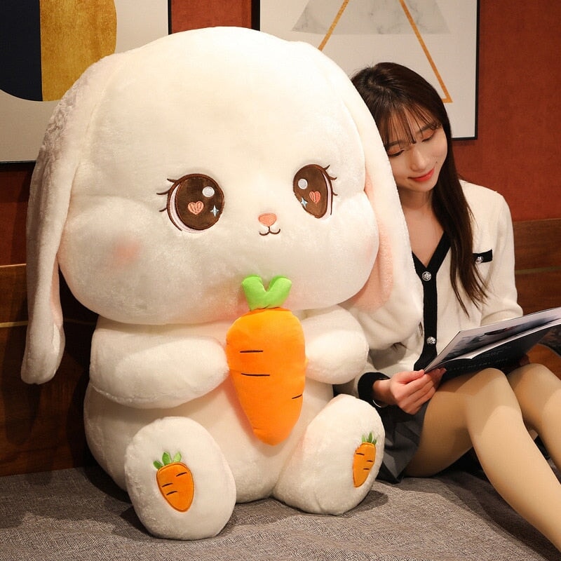 Cinnabun the Cuddly White Bunny Plushie-Kawaii Dream