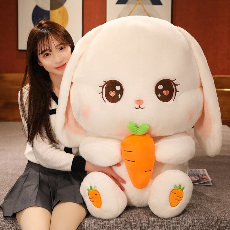 Cinnabun the Cuddly White Bunny Plushie-Kawaii Dream
