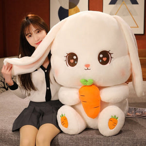 Cinnabun the Cuddly White Bunny Plushie-Kawaii Dream