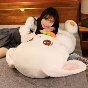 Cinnabun the Cuddly White Bunny Plushie-Kawaii Dream