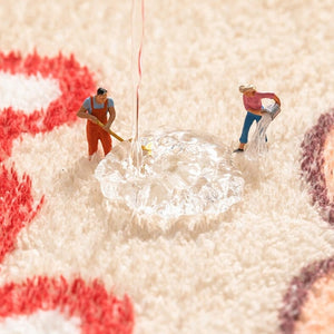 Circle Oval Bear Bunny Bathroom Mat Collection-Kawaii Dream