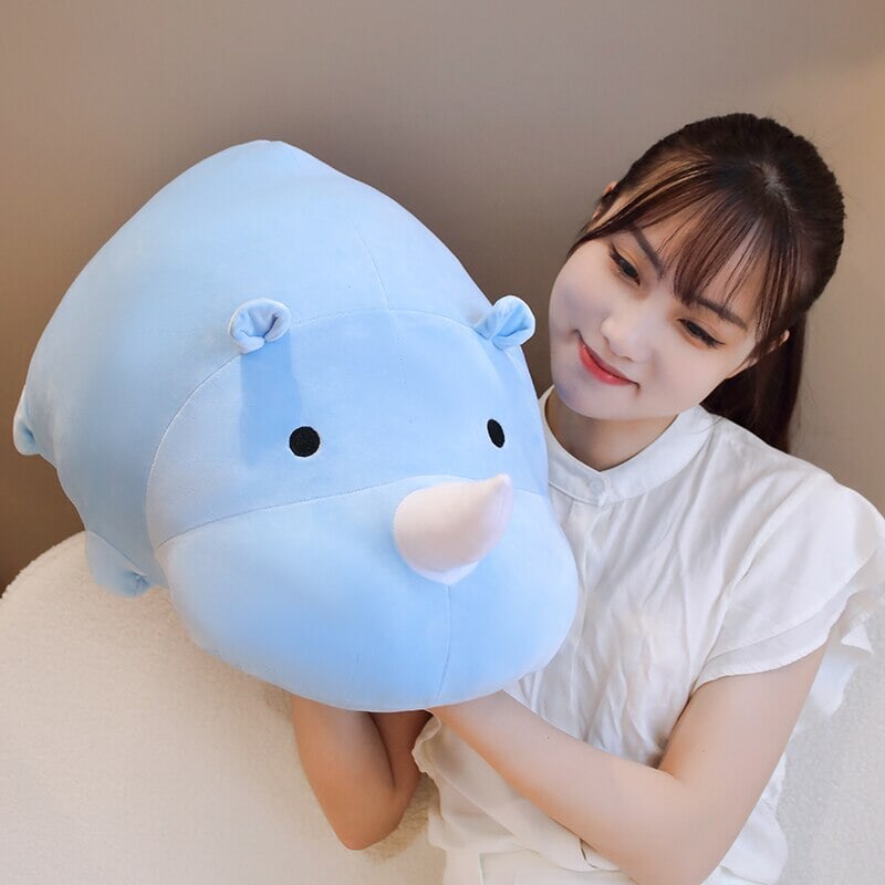 Cleo the Kawaii Chunky Rhino Plush-Kawaii Dream