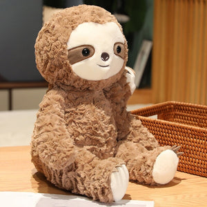 Cocoa and Boo the Fluffy Sloth Plushie-Kawaii Dream