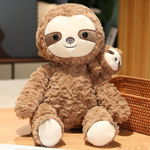 Cocoa and Boo the Fluffy Sloth Plushie-Kawaii Dream