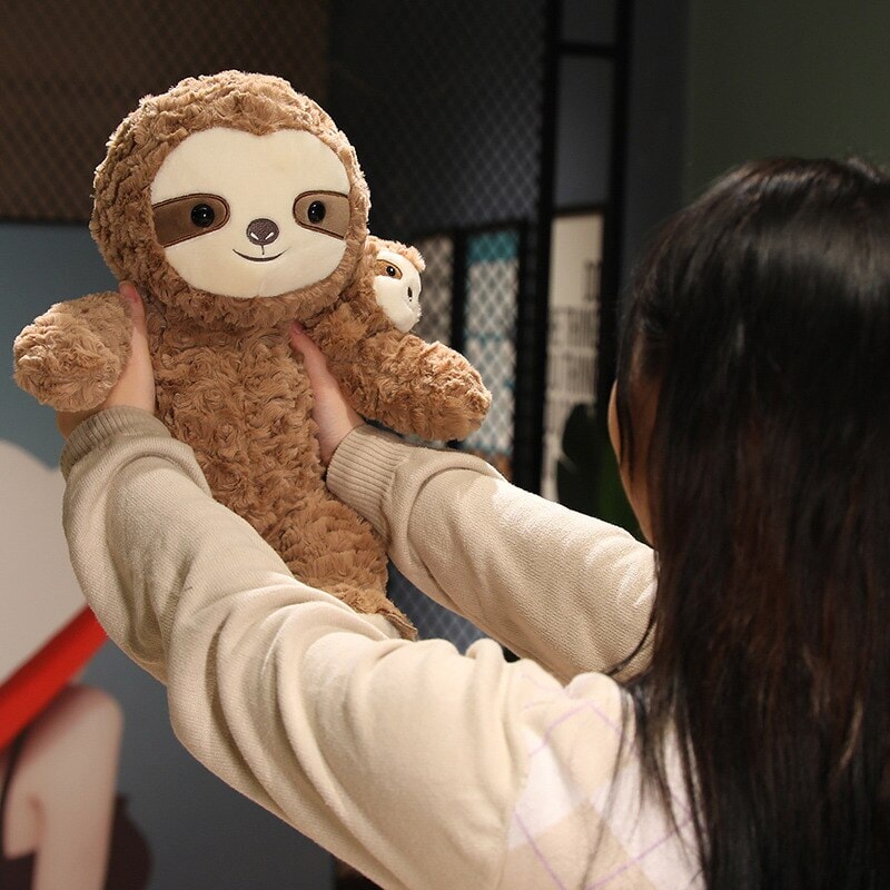 Cocoa and Boo the Fluffy Sloth Plushie-Kawaii Dream