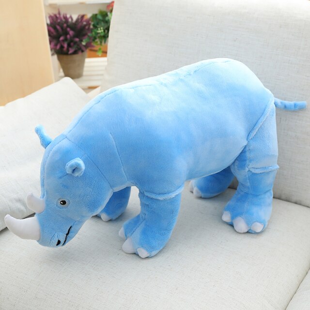 Colorful Cuddly Rhino Plushies-Kawaii Dream