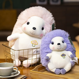 Colorful Sitting Hedgehog Family Plushies-Kawaii Dream