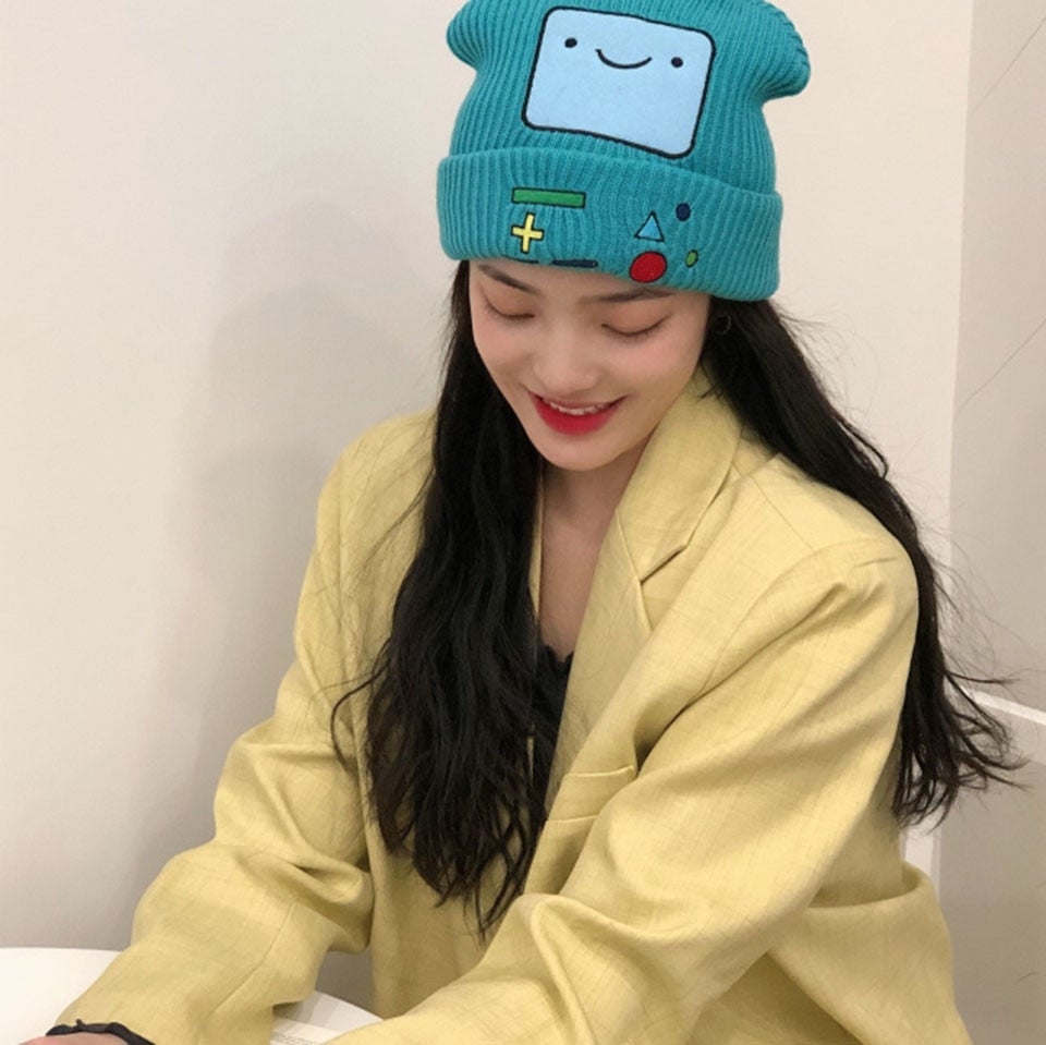 Colourful BMO Robot Beanie Hat-Kawaii Dream