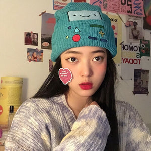 Colourful BMO Robot Beanie Hat-Kawaii Dream