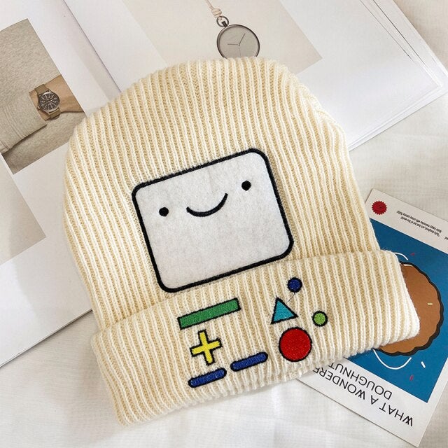 Colourful BMO Robot Beanie Hat-Kawaii Dream