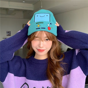 Colourful BMO Robot Beanie Hat-Kawaii Dream