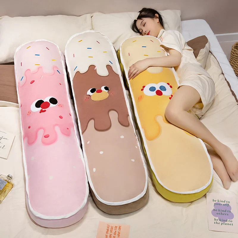 Colourful Ice Cream Long Pillow Plushie-Kawaii Dream