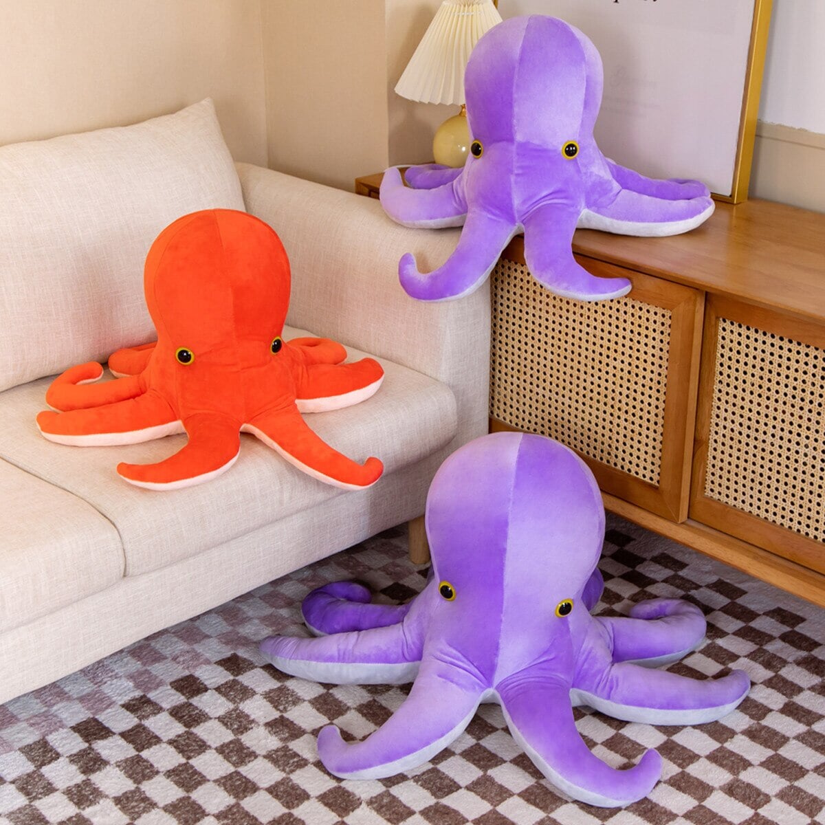 Colourful Octopus Duo Plushie-Kawaii Dream