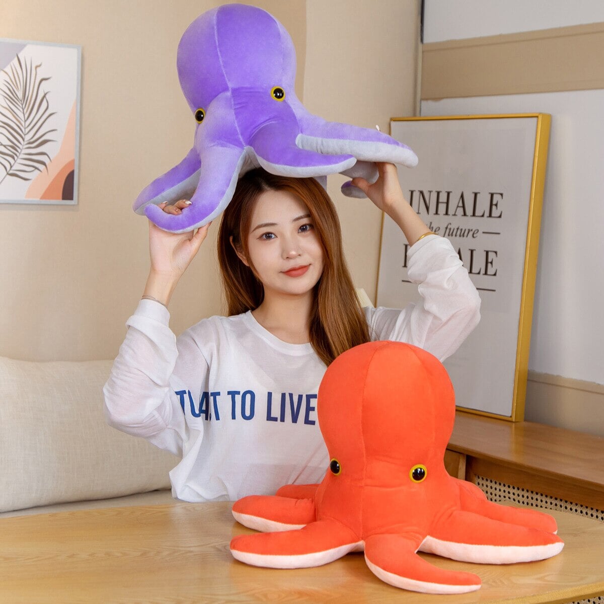 Colourful Octopus Duo Plushie-Kawaii Dream