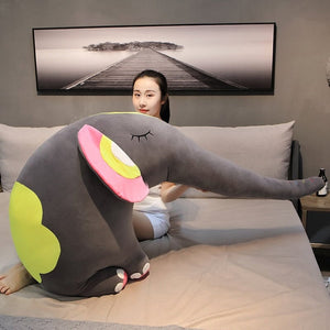 Colourful Sleeping Elephant Plushies - Limited Stock-Kawaii Dream