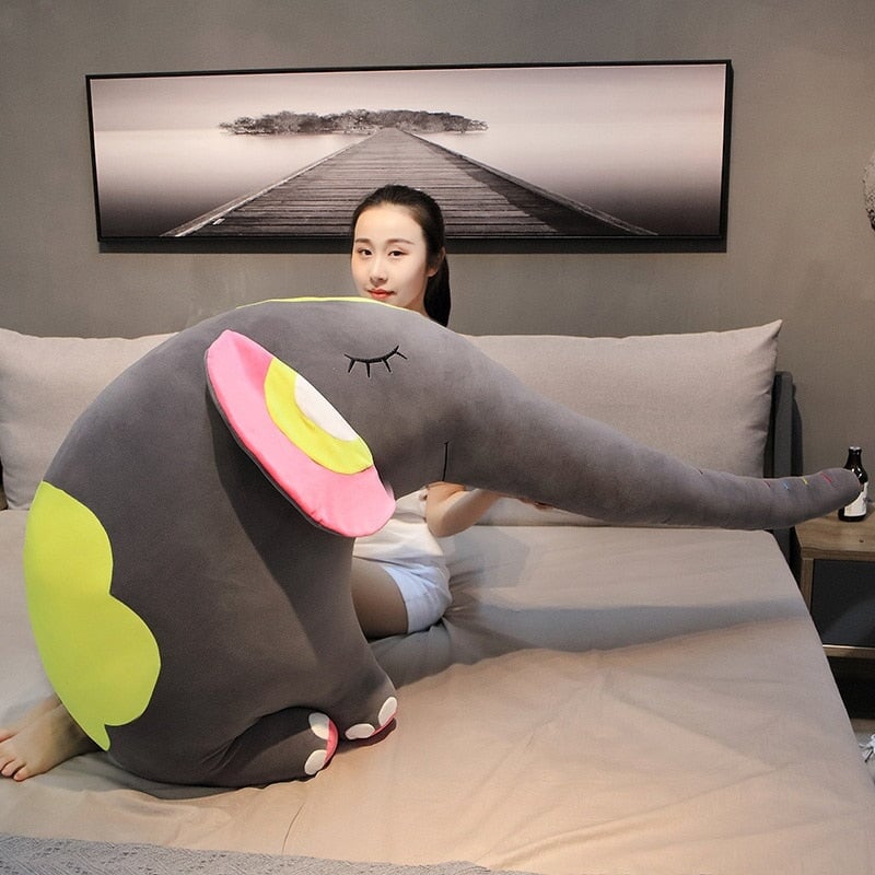 Colourful Sleeping Elephant Plushies - Limited Stock-Kawaii Dream