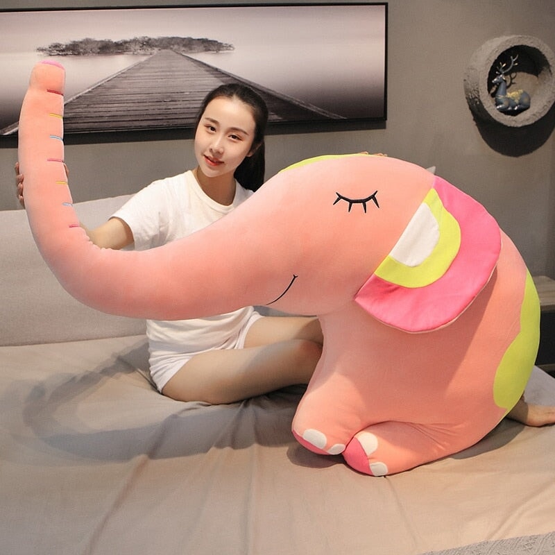 Colourful Sleeping Elephant Plushies - Limited Stock-Kawaii Dream
