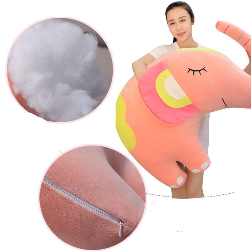 Colourful Sleeping Elephant Plushies - Limited Stock-Kawaii Dream