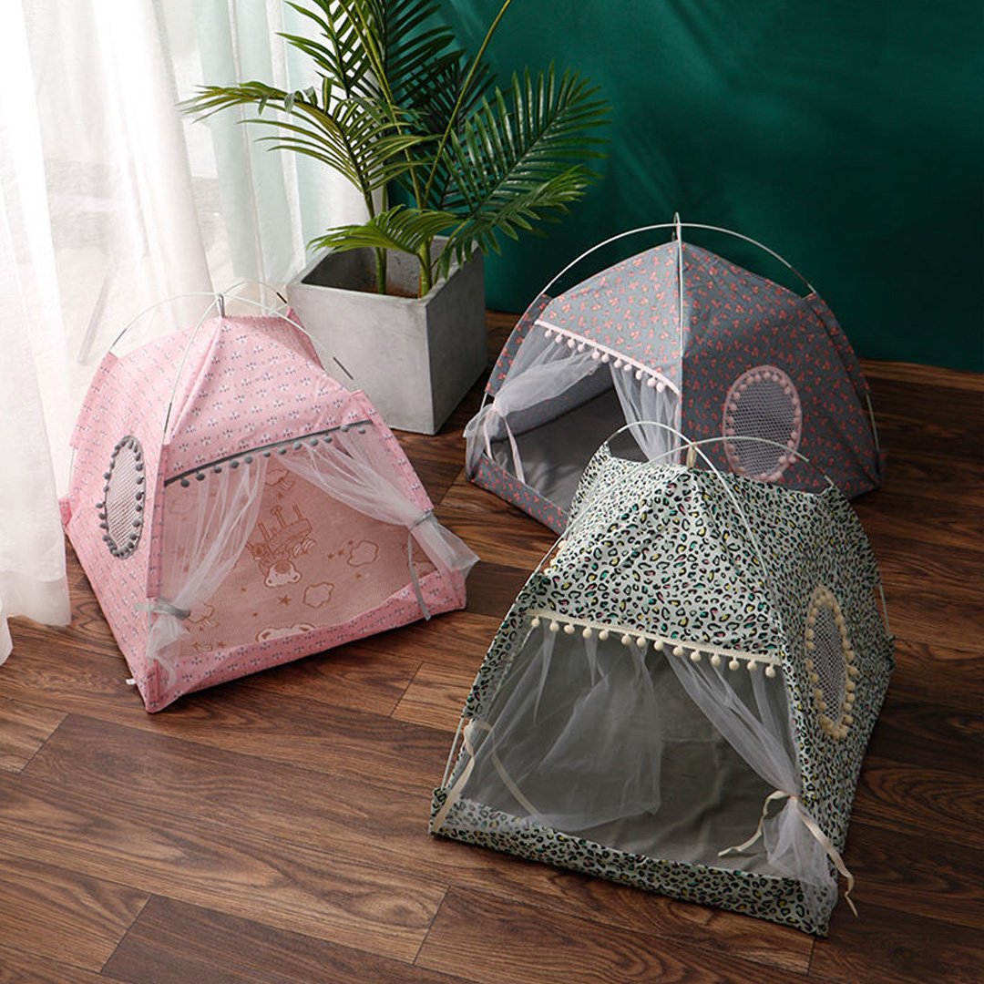Cool Breezy Tent Cat Bed-Kawaii Dream