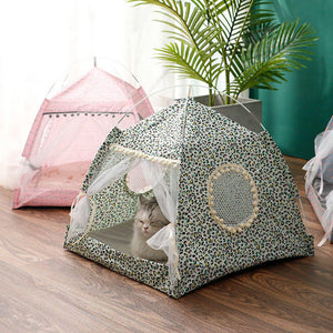 Cool Breezy Tent Cat Bed-Kawaii Dream
