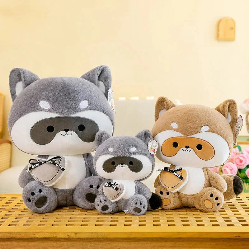 Coonie and Goonie the Raccoon Plushie Buddies-Kawaii Dream