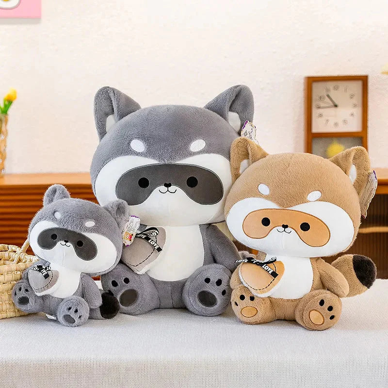 Coonie and Goonie the Raccoon Plushie Buddies-Kawaii Dream