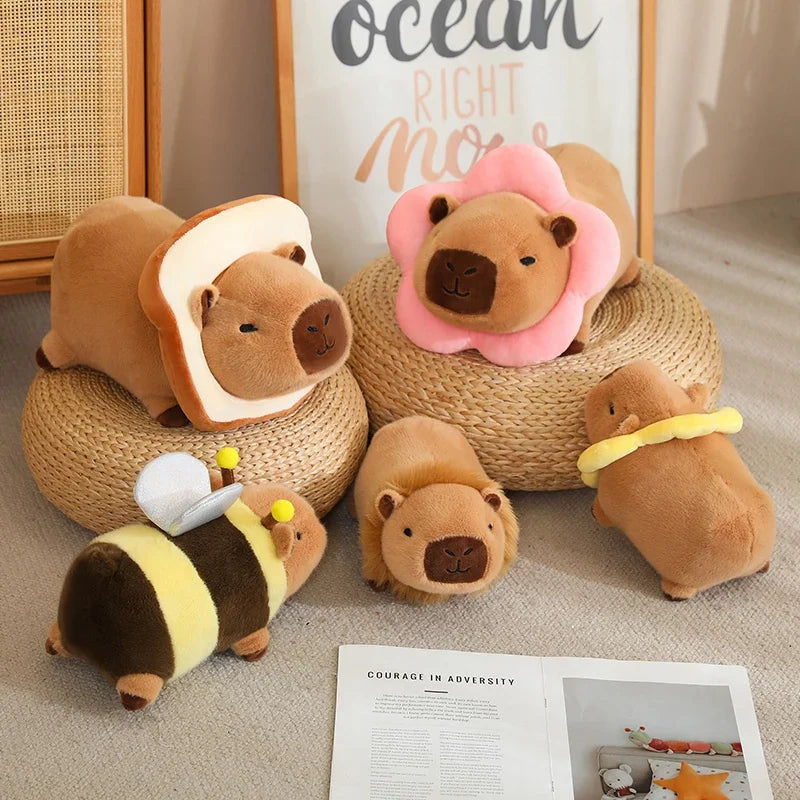 Cosplay Laying Capybara Animal Plush-Kawaii Dream