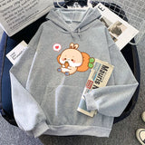 Cream Bunny Carrot Mobile Unisex Hoodies-Kawaii Dream
