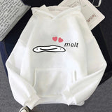 Cute Anime Melting Heart Hoodie-Kawaii Dream