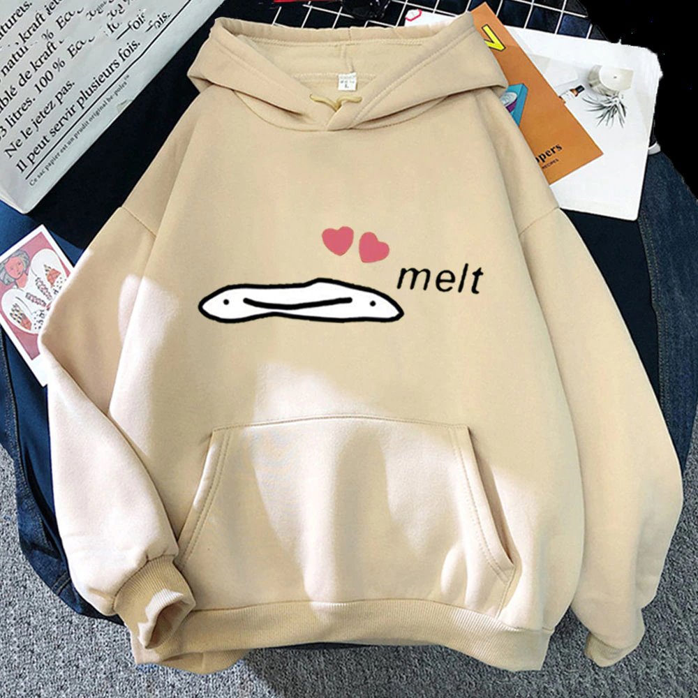 Cute Anime Melting Heart Hoodie-Kawaii Dream