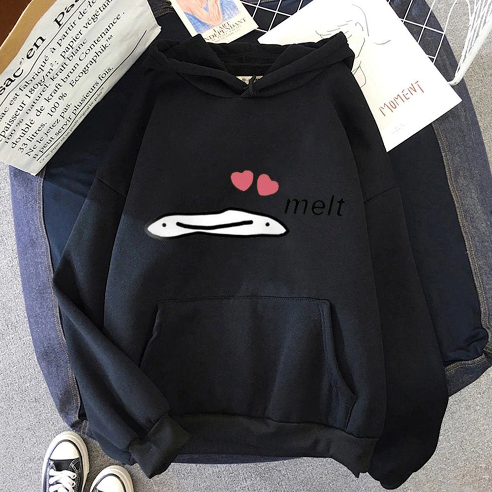 Cute Anime Melting Heart Hoodie-Kawaii Dream