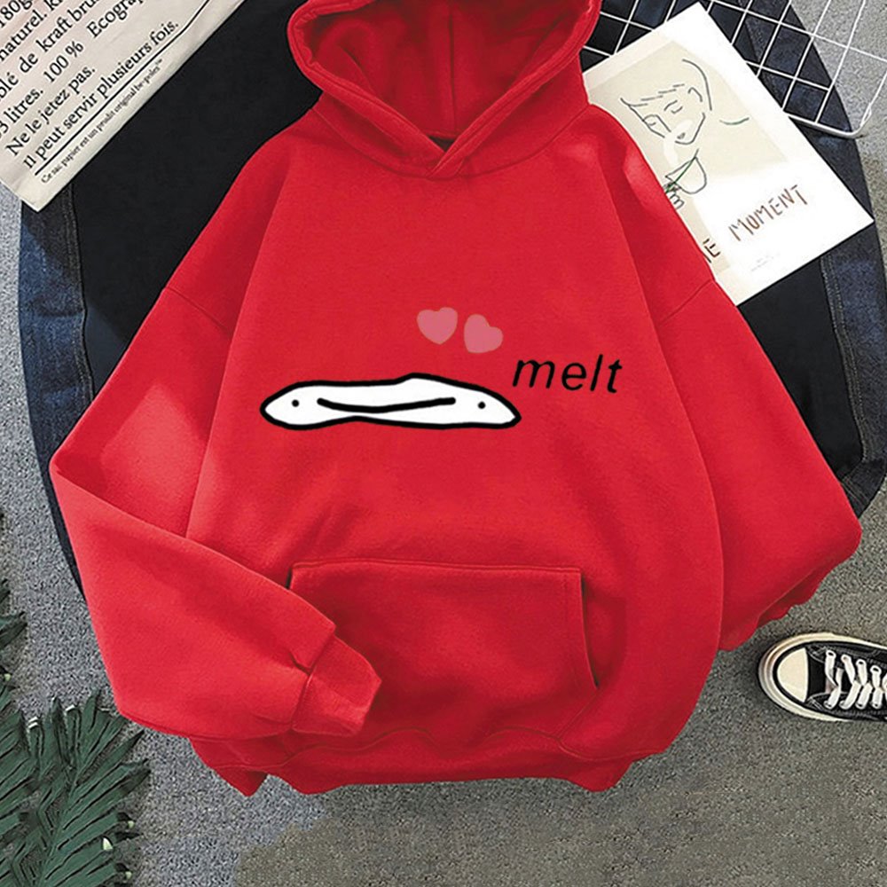 Cute Anime Melting Heart Hoodie-Kawaii Dream