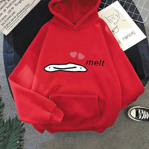 Cute Anime Melting Heart Hoodie-Kawaii Dream