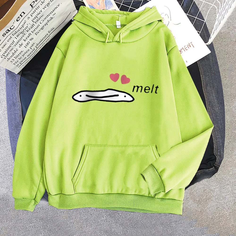 Cute Anime Melting Heart Hoodie-Kawaii Dream